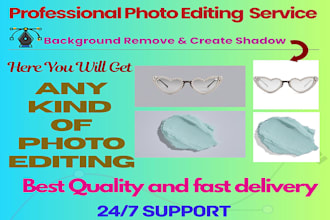 remove background and add natural shadow professionally