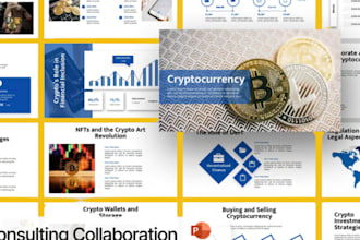 design crypto pitch deck powerpoint crypto presentation web3 nft metaverse slide