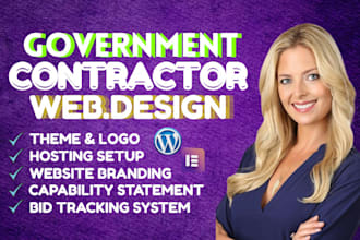 design government contract website capability statement design non profits 501c3