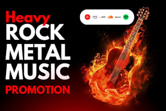 do spotify rock metal music promotion, heavy metal music playlist curators