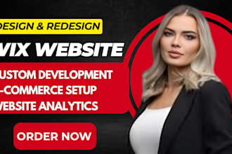 design or redesign a professional wix website with wix velo