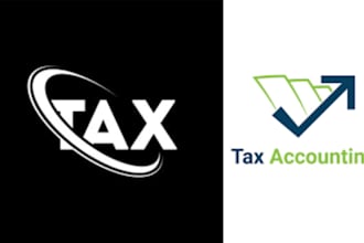 design modern financial accounting investment bank consulting insurance tax logo