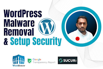 clean your hacked wordpress site, malware removal, setup security