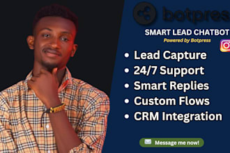 build social media chatbot to capture and qualify leads using botpress