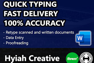 do quick typing of your scanned document