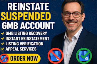 reinstate and fix your suspended google my business gbp and maps listing