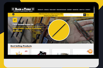 build electrical supplies website, industrial tools electrical power tools store