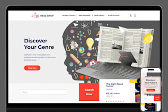 build ebook shopify online course store digital product ebook marketing website