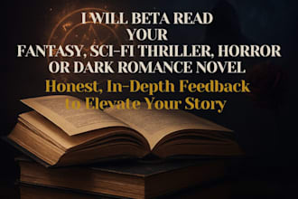 beta or alpha read fantasy sci fi novel thriller horror dark romance