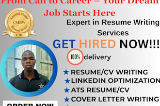 write, edit, and upgrade your resume, CV, and cover letter