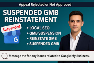 reinstate suspended google my business gmb profile and fix gmb suspension