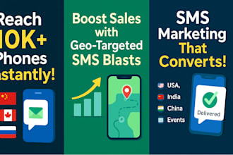 do bulk SMS marketing in USA india china canada and  russia for high conversions