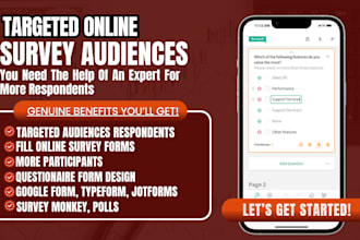 reach 1000 online survey respondent to fill online survey google forms, jotform