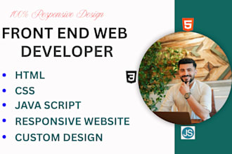 do professional HTML, CSS and javascript website development