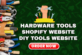 design hardware tool kits shopify store hand tool, garden tool, DIY tool website