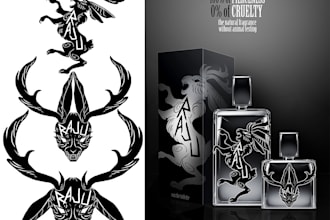do product design, product packaging, luxury cosmetic labels