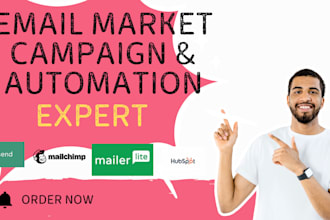 setup hubspot mailchimp mailerlite omnisend getresponse email campaign, workflow