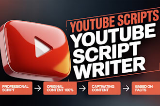 be professional scriptwriting for youtube cash cow faceless video