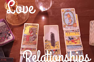 deliver a written tarot love reading within 24 to 48 hours
