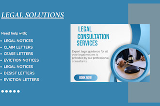 be your legal consultant and legal advisor
