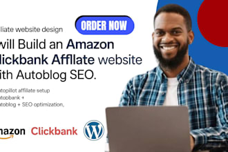 build an autopilot amazon clickbank affiliate website with autoblog SEO