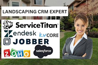 setup landscaping crm jobber lmn servicetitan hubspot gohighlevel housecall pro