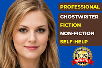 be your fiction ghostwriter