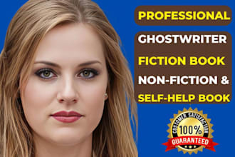 be your fiction ghostwriter