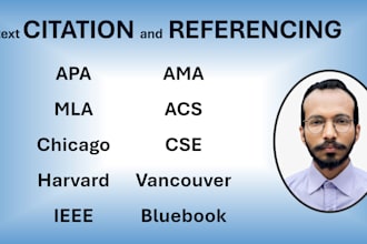 do citation and referencing in apa, ieee, chicago, harvard styles