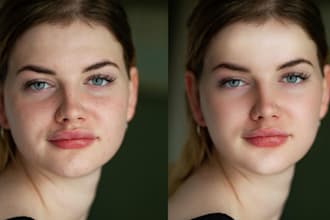 enhance your portrait or headshot with realistic retouching