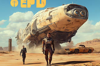 draw sci fi illustration and sci fi art