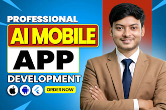 do ai mobile app, ai chatbot and agents, ai websites as a flutter developer