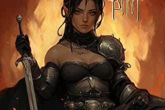 draw fantasy character illustration