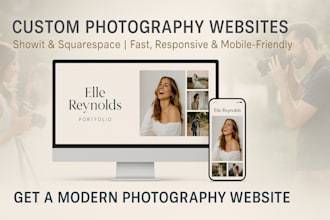 photography website, showit, showit squarespace, showit wix, website template