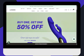 design adult toys shopify store, adult toys store, adult store, shopify website