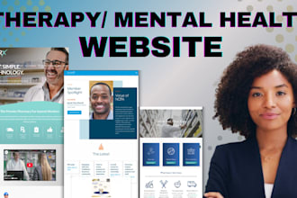 design professional mental health, counseling, therapy and wellness websites