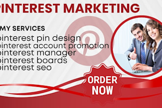 pinterest account management with SEO optimized pins and boards