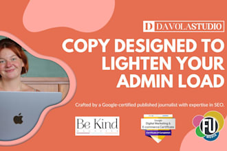 craft you some copy designed to save you time on admin