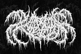 make custom brutal death metal logo for your band