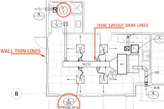 design stamped mep, hvac, plumbing, electrical and 2d blueprints for US permit