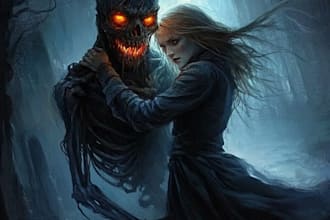 make a fantasy or horror character illustration