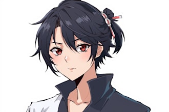 create manga or anime style portrait