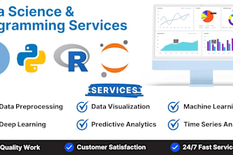 do data science and analytics projects using python, r, rstudio, spss