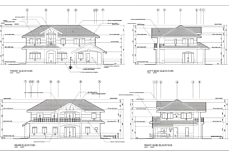 draw architectural floor plan plumbing electrical mep plan drawings in autocad