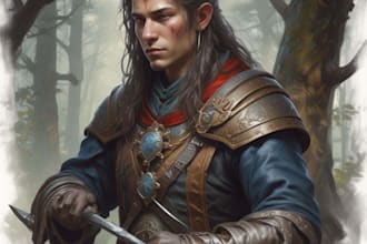 illustrate fantasy art creatures and characters