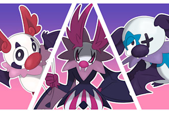 create custom pokémon art fakemon trainer design pokemon character fakemon art