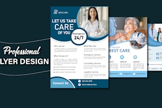 design medical flyer in 24 hours
