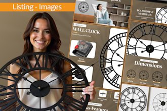 design high quality listing images for amazon ebay social media
