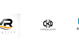 design creative text based wordmark logo