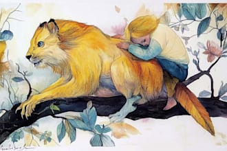 do watercolor painting of animals, botanicals, objects